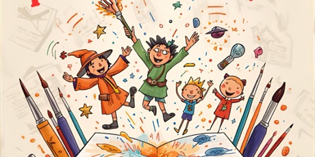 Biblioteczny Konkurs Plastyczny "Moja ulubiona postać z książki"