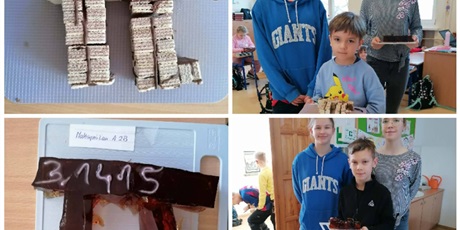 Powiększ grafikę: Uczestnicy konkursu oraz nagrodzone wypieki.