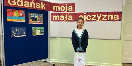 I miejsce w Międzyszkolnym Konkursie Plastycznym "Gdańsk, moja mała ojczyzna"
