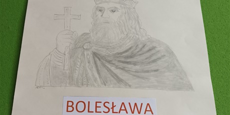 Powiększ grafikę: Plakat przedstawiający Bolesława Chrobrego