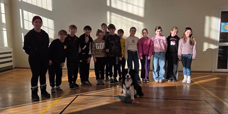 Spotkanie z dogoterapeutą