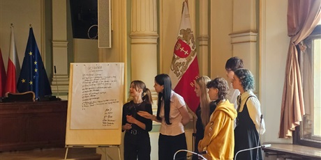 Udział w sesji Dziecięcej Rady Miasta Gdańska