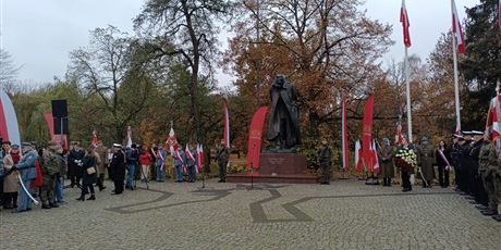 Udział w uroczystości patriotycznej