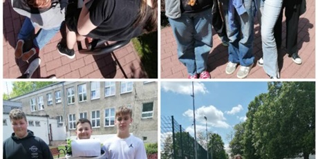 Powiększ grafikę: Uczniowie podczas realizacji zadania projektowego. Tworzenie "ochraniacza" dla jajka