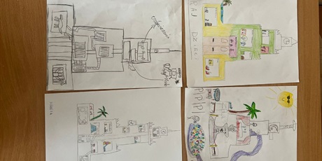 Powiększ grafikę: Prace plastyczne o Warszawie.